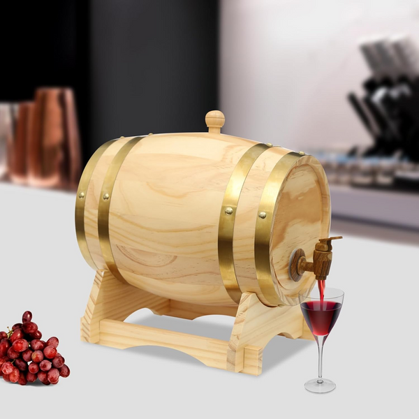 Wooden Barrel 5L 20L Wine Barrel Rum Keg Whiskey Tequila Bourbon Liquor Beer