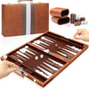 18 inch Premium Backgammon Board Game Set Large Classic Board Game Case Gifts