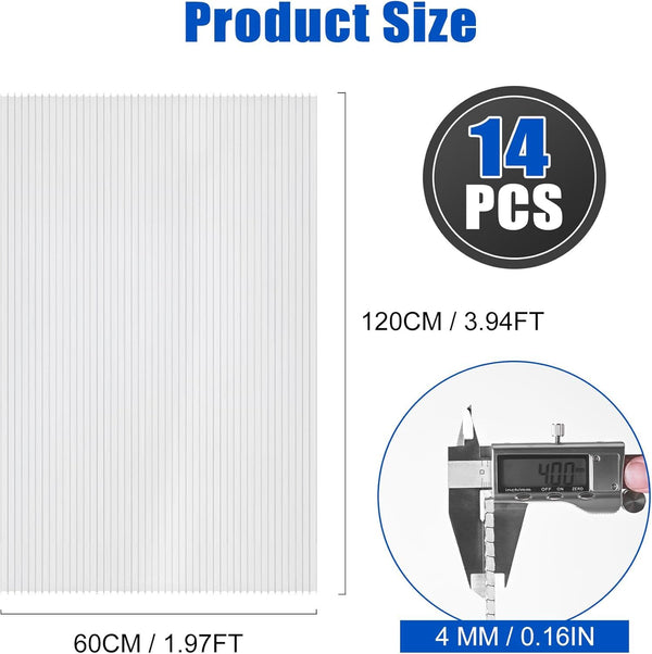 Polycarbonate Greenhouse Panels Water & Impact Resistance Roofing For Garden