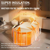 59'' Foldable Portable Large Bathtub Water Tub Folding PVC Adult Spa Bath Bucket