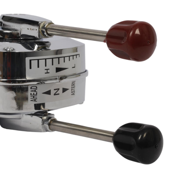 Boat Twin Lever Handle Engine Throttle Shift Control Lever for Single Engine AU