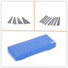 12Pcs Angle Gauge Block Set Accuracy Steel Machinist Tool 1/4 to 30 Degree & Box