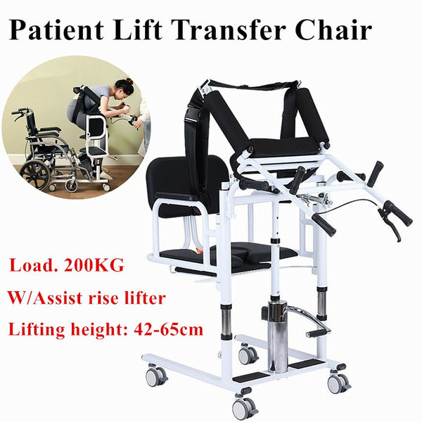 Transfer Wheelchair Hydraulic Lifting Elderly Care Chair Lift Transfer Machine