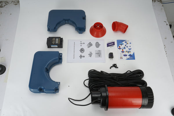 Fountain Aerator Large Water Pond Pump 25000GPH Floating Fountain Circulation