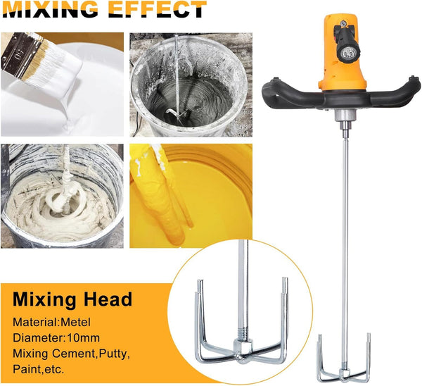 Concrete Trowel with Mixing Rod Concrete Mixer  Wall Smoothing Polishing Machine