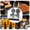 Commercial Electric Bubble Egg Cake Maker Oven Waffle Pan Kitchen Baker Machine