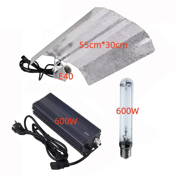 600W Magnetic Ballast Wing Reflector 600w HPS Lamp Hydroponics Grow Lighting Kit