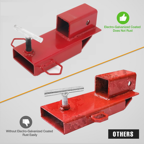 Forklift Trailer Hitch Adaptor Pallet Trailer Tow Receiver Attachment 3000lbs