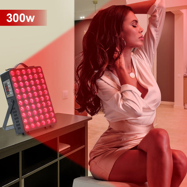 Red Light Therapy for Body 660nm 850nm Near Infrared Light Therapy Panel W/Stand