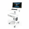 Rolling Dental Lab Trolley Cart With Drawer Intraoral Scanner Clinic Laptop Rack