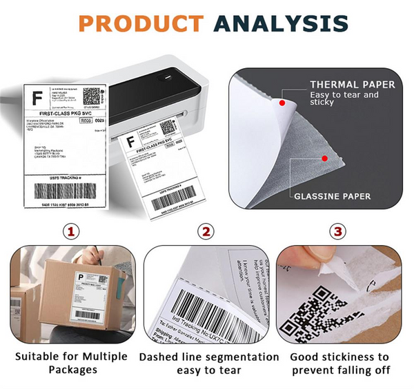 DIRECT THERMAL 4x6 Labels 20Rolls 100x150mm Fastway AUSPOST Shipping Label 10000