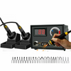 Pyrography Wood Burning Kit Wood Burner Tool Dual Pen 60W Adjustable Temperature