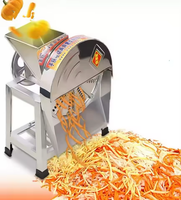 500kg/h Commercial Vegetable Cutter Grater Multi-function Auto Potato Slicer