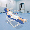Portable Folding Dental Chair Dental Office Chair with LED Lamp Waste Basin Tray