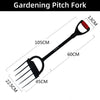 Gardening Pitch Fork Digging Fork with Manganese Steel Garden Agricultural Tool
