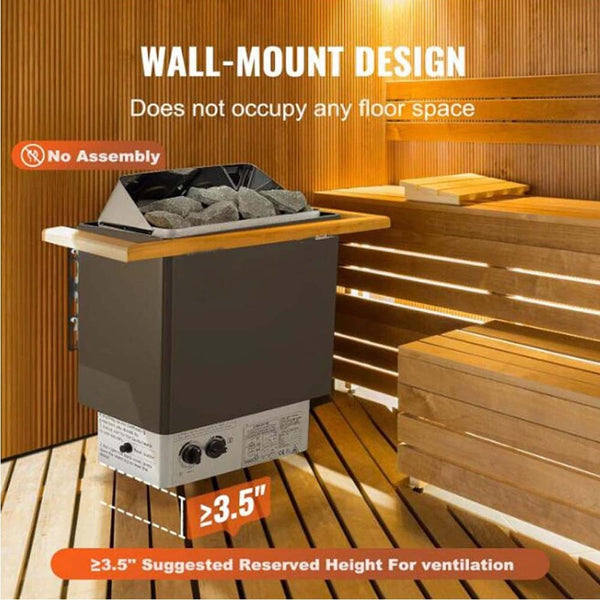 Sauna Heater Electric Sauna Stove Steam Bath Sauna Heater with Built-in Controls