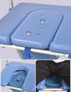 Shower Chair With Wheels Disabled Bedside Commode Wheelchair Toilet Chair 200KG