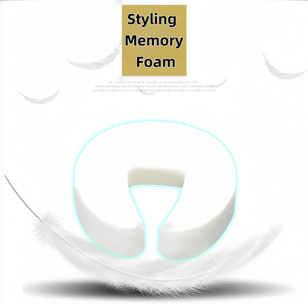 Massage Table Headrest Pillow Face Down Cradle Cushion Sleep Rest Kit Adjustable