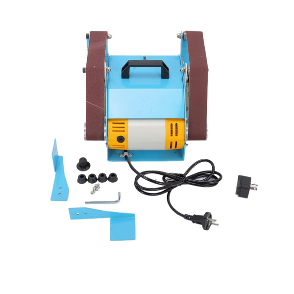 Double Belt Sander Machine Electric Polishing Grinding Tool Bench Grinder Kit