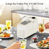 2-Power Mini Ice Maker 8 Cube Quick Ice Making Tool For RV Trip 21.6*9.3*12.8cm
