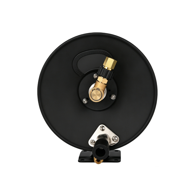 15m High Pressure Hose Reel Manual Crank Steel Reel with M22 3/8'' Fitting AU