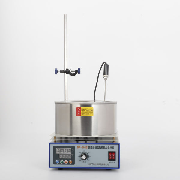 2L Thermostatic Water Bath Oil Bath Dual Use LCD Display 400℃ w/Magnetic Stirrer