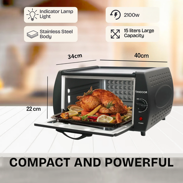 2100W Electric Pizza Oven Pizza Maker For Chapati Roti Naan Lahmacun Manakish AU
