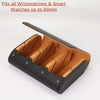 6 Slots Watch Case - Luxury Watch Roll 6 Slots Travel Box Recycled Leather Case