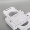10cm(D) Hamburger Pressing Mould 2-Hole Meat Patty Forming Mold ABS w/5 Tubes
