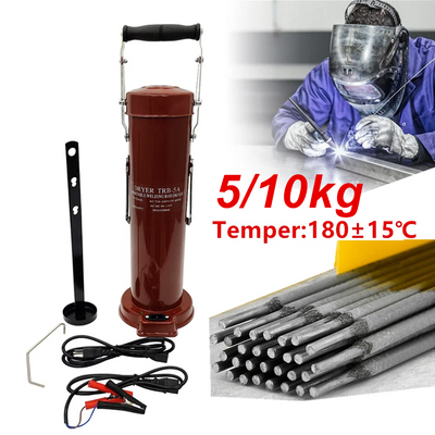Portable Electrode Oven For Welding Stick 5/10kg 450mm Electrode Heating Oven AU