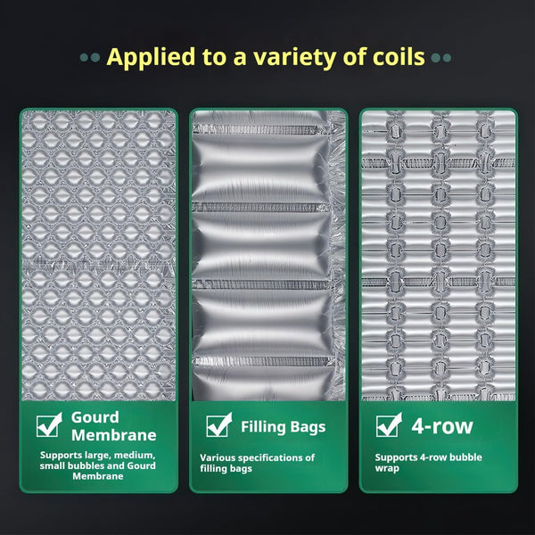 16m/min Air Pillow Maker Air Cushion Machine Bubble Wrap Filling Machine
