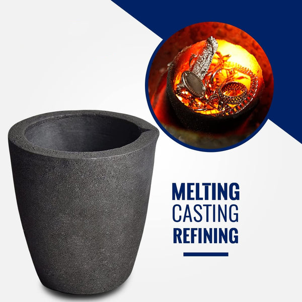 10/16KG High-Purity Graphite Melting Crucible Smelting Tool for Gold Silver AU