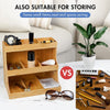 3 Layers Bamboo Tea Bag Caddy Box Storage 3 Layer Bamboo Tea Bag Organizer Boxes