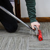 Floor and Wall Roller for Vinyl Flooring Heavy Duty Handle Rubber Nylon Wheels