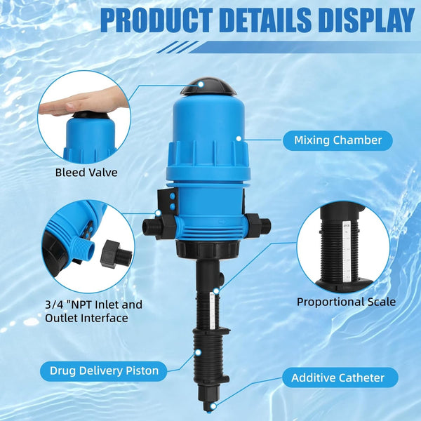 Fertilizer Injector Chemical Proportioner Dosing Device Proportional Pump
