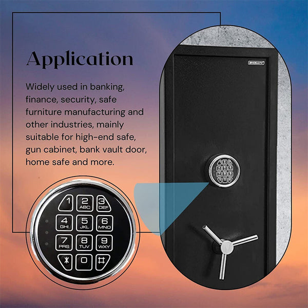 Electronic Safe Lock Gun Safe Lock Replacement Digital Keypad Lock For Safe Box