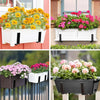 8 Pack Adjustable Window Planter Box Bracket Hanging Flower Pot Hanger Hook AU