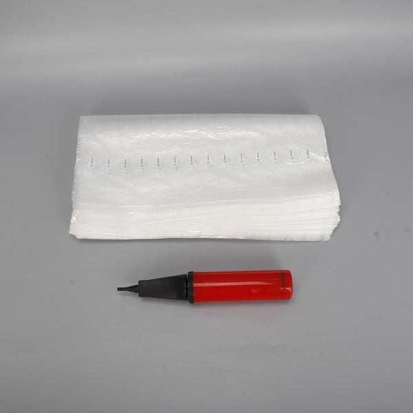 50 Pack 14-15'' Laptop Air Column Inflatable Packaging Protective Bags Hand Pump