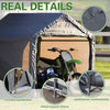 Outdoor Storage Shelter Shed 3x1.8x2M Portable Canopy Carport Garage Waterproof