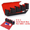 Card Deck Storage Box Durable Separated Case Carrying Trading MTG Card Organizer