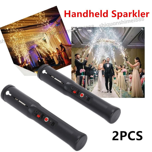 2Pcs Hand Held Cold Fountain Wedding Sparkler Shooter Chrimas Party Decoration