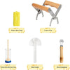 12pcs Beekeeping Equipment Beekeeper Suit Protective Tools with Gloves Beekeeper