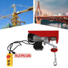 800kg Electric Hoist Winch 10m/min Electric Lift with Remote Control  Rope Tool