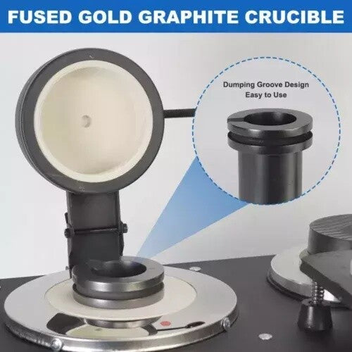 3IN1 Vacuum Investing Casting Machine Melting Furnace Jewelry Lost Wax Casting