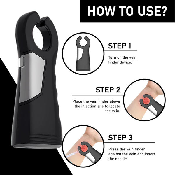 Portable Red Light Vein Finder Handheld Vein Imaging Device for Nurses & Medical