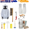 12pcs Beekeeping Equipment Beekeeper Suit Protective Tools with Gloves Beekeeper