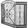 Retro Fire Screen Fireplace Gate Decor Fireguards Mesh Cover Hireplace Partition