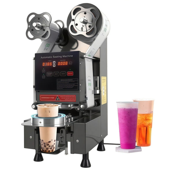 Full Automatic Cup Sealing Machine Tea Cup Sealer Machine 90/95MM 500-600 Cup/H