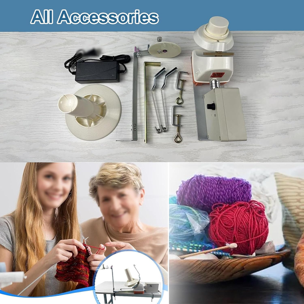 Commercial Electric Yarn wool Winder Auto Yarn Ball Winder Speed Adjustable AU