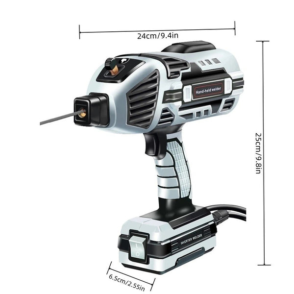 Handheld Welder Welding Machine Upgraded AC Electric Portable Digital Welder Gun